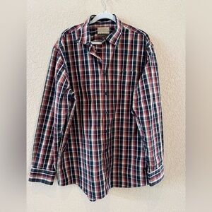 Cabela’s Plaid Button Down Long Sleeve, Size XLT